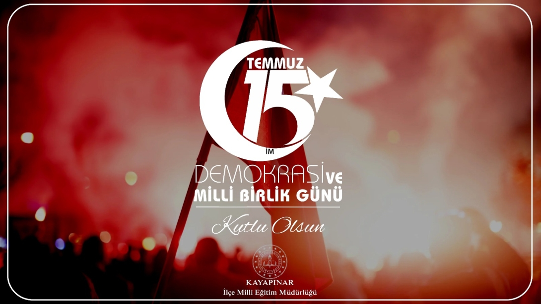 İlçe Milli Eğitim Müdürümüz Sayın Kayahan SUBAŞI'nın 